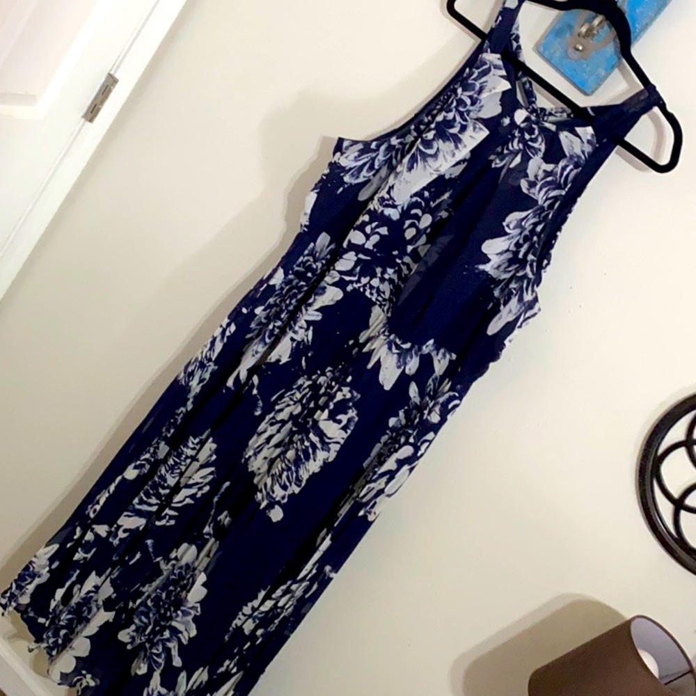 Beautiful Blue Floral Dress